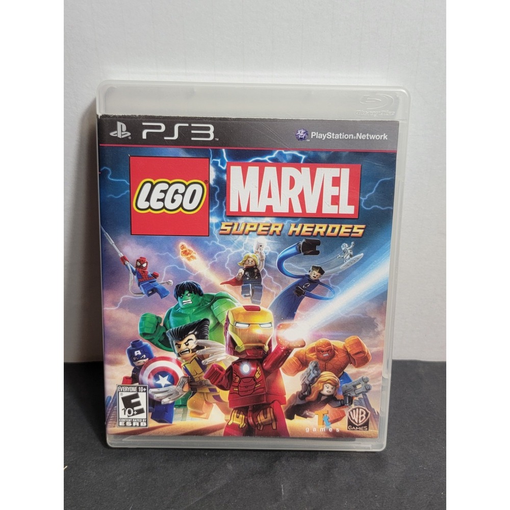 LEGO Marvel Super Heroes (Sony PlayStation 3, 2013) Complete Tested Working